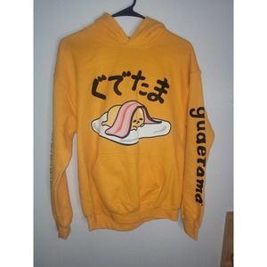RARE Gudetama sanrio The Lazy Egg Yellow Sweatshirt
